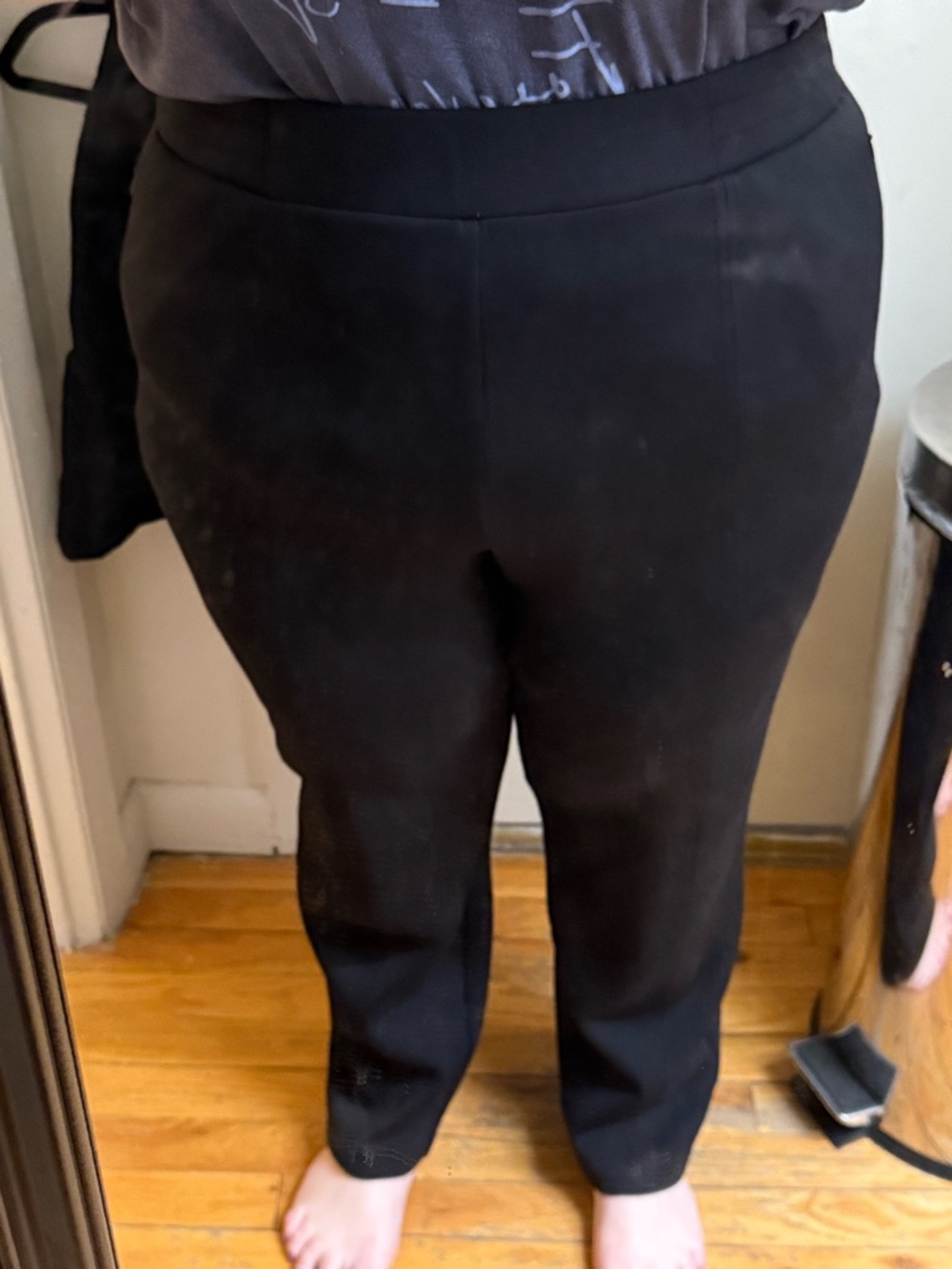 Lane Bryant Black Pull-On Ponte Leggings